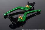 エスエスケイ スピードラ｜アジャストレバー 3D可倒式 Mグリーン/Mゴールド CBR1000RR 17-｜LVDM016GN-GD