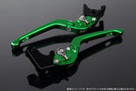 エスエスケイ スピードラ｜アジャストレバー 3D可倒式 Mグリーン/Mチタン CBR1000RR 17-｜LVDM016GN-TM