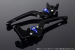 【エスエスケイ スピードラ】アジャストレバー 3D可倒式 Mブラック/Mブルー GSX-R1000/R 09-18 GSX-S1000/F 15-18 LVDM053BK-BE