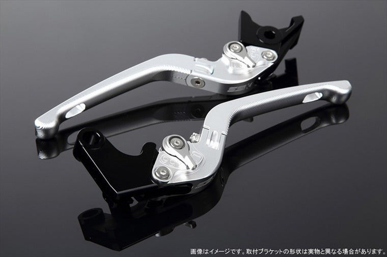 【エスエスケイ スピードラ】アジャストレバー 3D可倒式 Mシルバー/Mシルバー モンスター 696 09-13 モンスター 796 11-13 LVDM056SR-SR