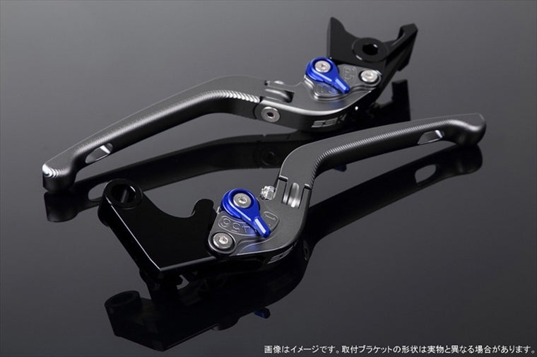 【エスエスケイ スピードラ】アジャストレバー 3D可倒式 Mチタン/Mブルー モンスター 696 09-13 モンスター 796 11-13 LVDM056TM-BE