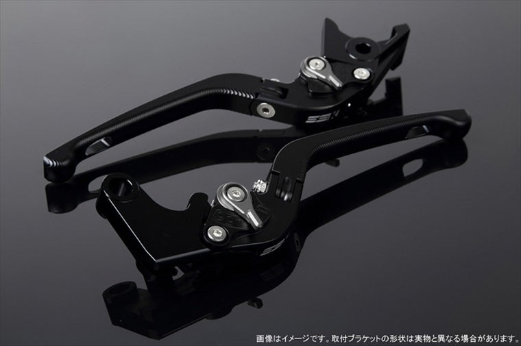 【エスエスケイ スピードラ】アジャストレバー 3D可倒式 Mブラック/Mチタン モンスター900 00-05 996/S/R/99-03 LVDM058BK-TM