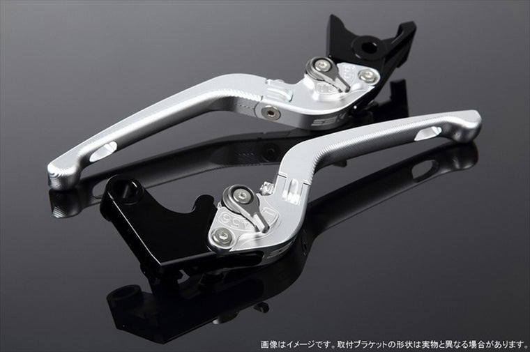 【エスエスケイ スピードラ】アジャストレバー 3D可倒式 Mシルバー/Mチタン Scrambler Sixty2 LVDM060SR-TM