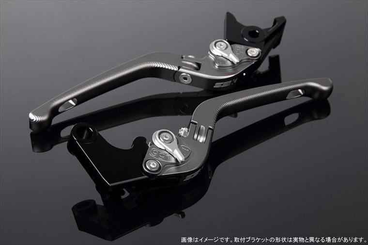 【エスエスケイ スピードラ】アジャストレバー 3D可倒式 Mチタン/Mシルバー Scrambler Sixty2 LVDM060TM-SR