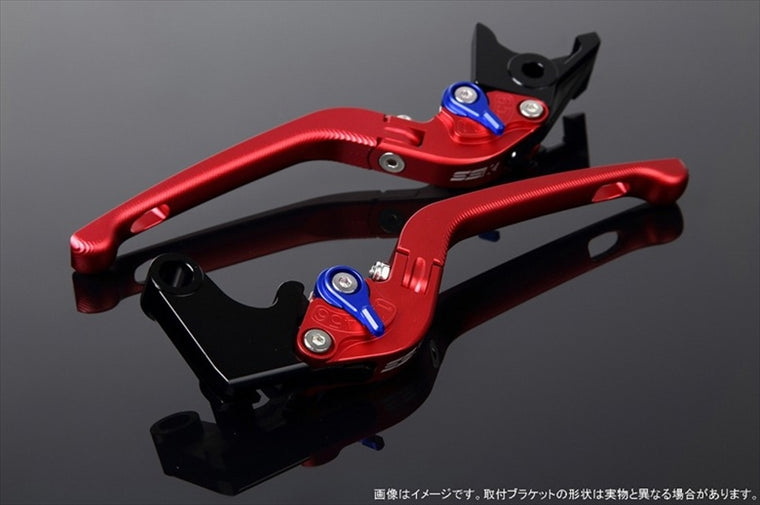 【エスエスケイ スピードラ】アジャストレバー 3D可倒式 Mレッド/Mブルー Scrambler Sixty2 LVDM060RD-BE