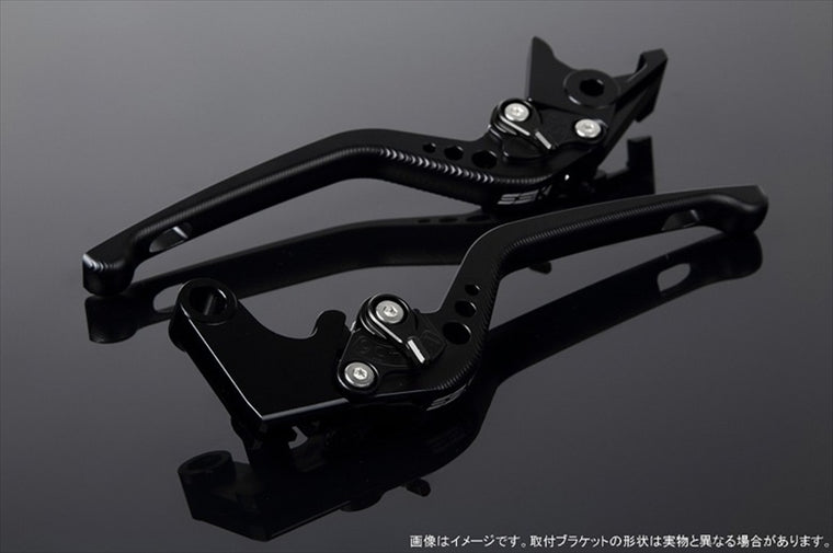 【エスエスケイ スピードラ】アジャストレバー 3D ロング        Mブラック/Mブラック NS-1 Monkey125 GROM 13-16 CBR250R MC41 LVEM003BK-BK