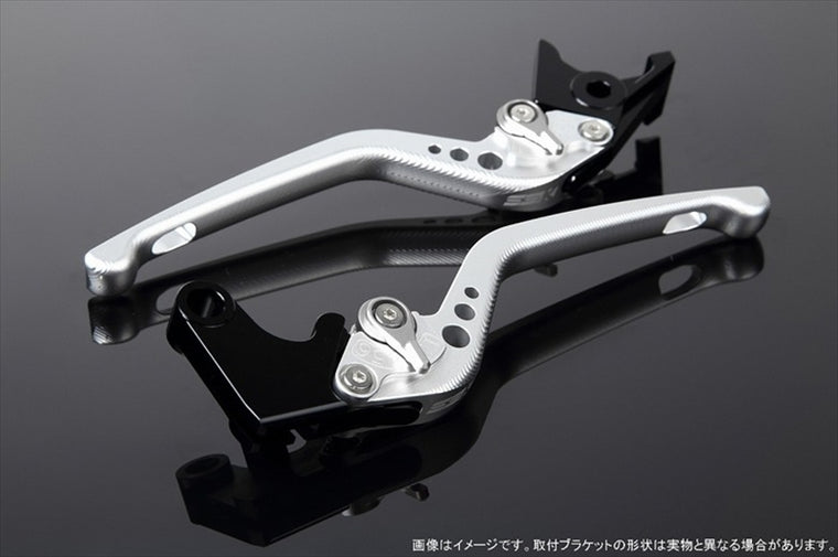 【エスエスケイ スピードラ】アジャストレバー 3D ロング        Mシルバー/Mシルバー NS-1 Monkey125 GROM 13-16 CBR250R MC41 LVEM003SR-SR