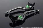 エスエスケイ スピードラ｜アジャストレバー 3D ロング Mチタン/Mグリーン CB650F RC83/NC750S RC88｜LVEM009TM-GN