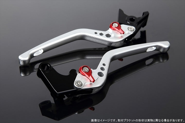 エスエスケイ スピードラ｜アジャストレバー 3D ロング Mシルバー/Mレッド CB400SF Revo/CB400SB NC42 ABS車 -13｜LVEM013SR-RD