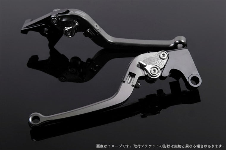 エスエスケイ スピードラ｜アジャストレバー スタンダード可倒式 チタン/シルバー Ninja ZX-14R ABS High Grade16-18｜KA0406925-SR