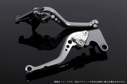【エスエスケイ スピードラ】アジャストレバー スタンダード ショート  シルバー/チタン NINJA1000 17-18/Z900RS KA0406984-TM