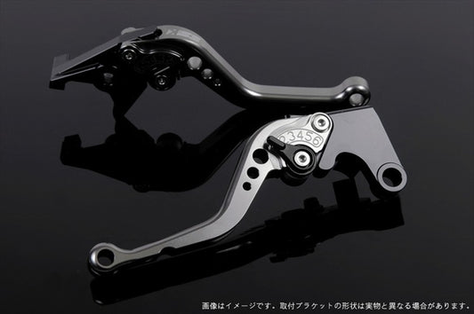 【エスエスケイ スピードラ】アジャストレバー スタンダード ショート  チタン/ブラック NINJA1000 17-18/Z900RS KA0406988-BK