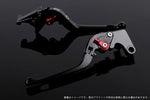 【エスエスケイ スピードラ】アジャストレバー 3D可倒式 ブラック/レッド NINJA ZX-10R 16-18 KA0406766-RD