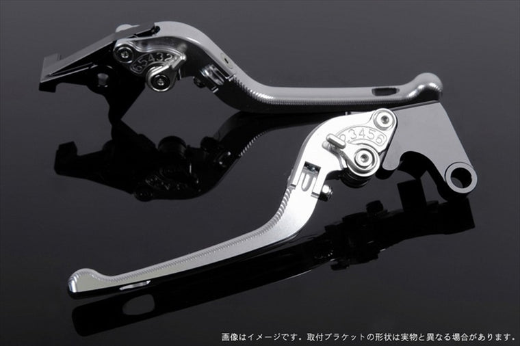 【エスエスケイ スピードラ】アジャストレバー 3D可倒式 シルバー/シルバー NINJA ZX-10R 16-18 KA0406767-SR