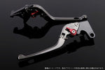 【エスエスケイ スピードラ】アジャストレバー 3D可倒式 チタン/レッド NINJA ZX-10R 16-18 KA0406771-RD