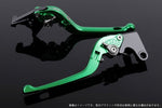 【エスエスケイ スピードラ】アジャストレバー 3D可倒式 グリーン/チタン NINJA ZX-10R 16-18 KA0406772-TM