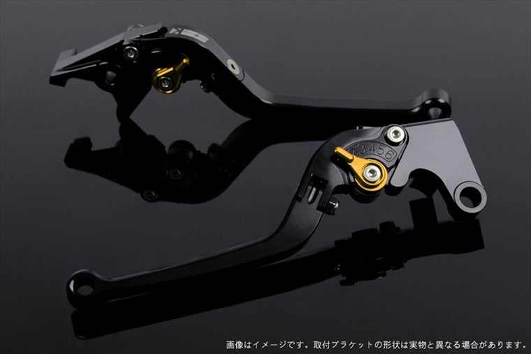 エスエスケイ スピードラ｜アジャストレバー スタンダード可倒式 ブラック/ゴールド Ninja ZX-14R ABS High Grade16-18｜KA0406920-GD