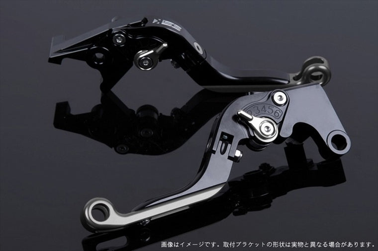【エスエスケイ スピードラ】アジャストレバー 可倒延長式 ブラック/シルバー/チタン CB650F RC83 CBR650F RC83 HO0406689-SRTM