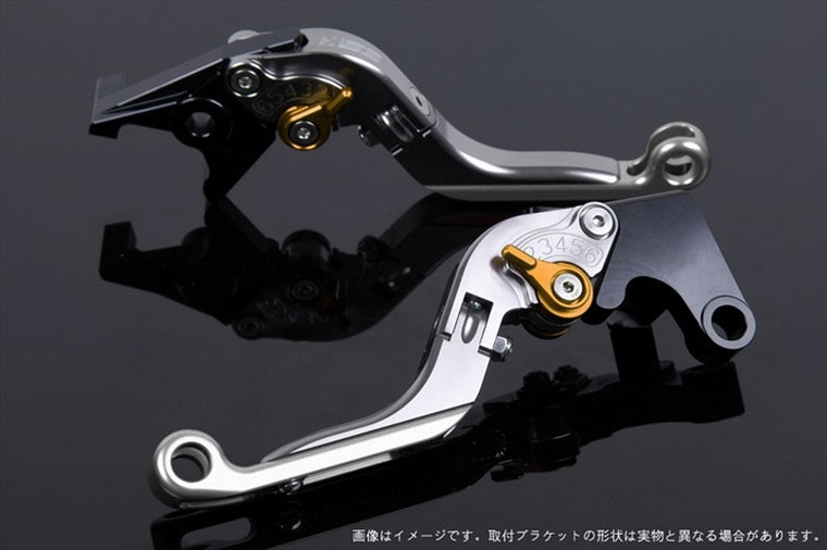 【エスエスケイ スピードラ】アジャストレバー 可倒延長式 チタン/ゴールド/シルバー CB650F RC83 CBR650F RC83 HO0406694-GDSR