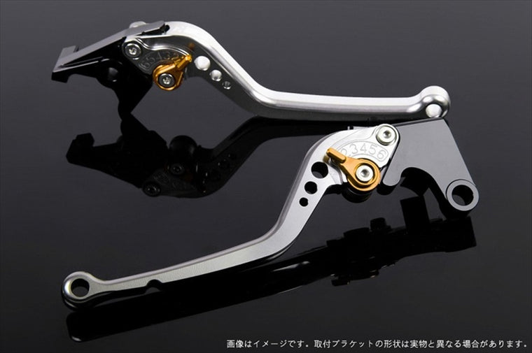 【エスエスケイ スピードラ】アジャストレバー スタンダード ロング シルバー/ゴールド CB650/CBR RC83 NC750S/X RC88/RC90 HO0406655-GD