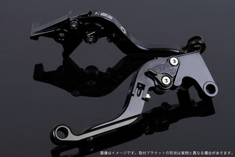 SPEEDRA(エスエスケイ スピードラ)｜アジャストレバー 可倒延長式 ブラック/ブラック/ブラック 125DUKE 200DUKE 250DUKE -16｜KT0406430-BKBK