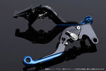 SPEEDRA(エスエスケイ スピードラ)｜アジャストレバー 可倒延長式 ブラック/シルバー/ブルー 125DUKE 200DUKE 250DUKE -16｜KT0406430-SRBE