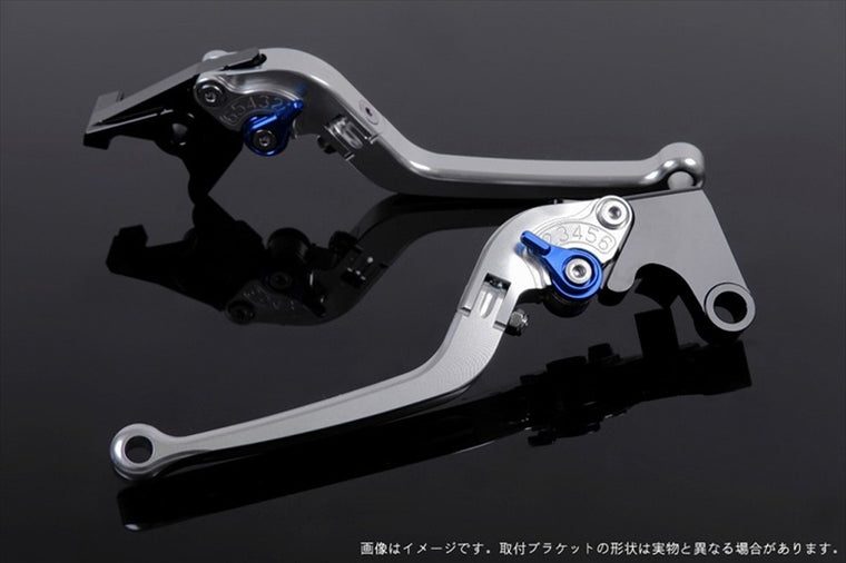 【エスエスケイ スピードラ】アジャストレバー スタンダード可倒式 シルバー/ブルー 125/200/250/390DUKE KT0406389-BE