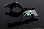 SPEEDRA(エスエスケイ スピードラ)｜アジャストレバー スタンダード ショート ブラック/グリーン YZF-R1 15-24｜YA0406451-GN
