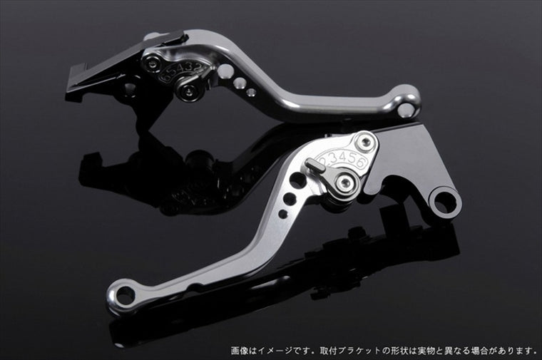 SPEEDRA(エスエスケイ スピードラ)｜アジャストレバー スタンダード ショート シルバー/チタン YZF-R1 15-24｜YA0406452-TM