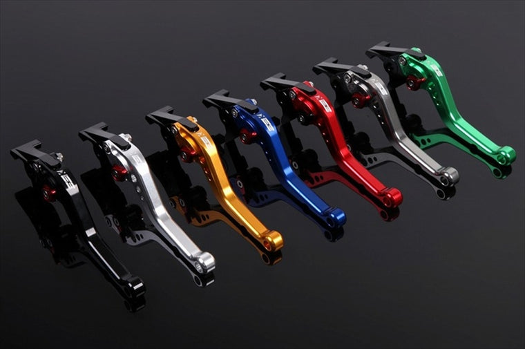 SPEEDRA(エスエスケイ スピードラ)｜アジャストレバー スタンダード ショート ブルー/グリーン YZF-R1 15-24｜YA0406454-GN