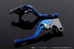 【エスエスケイ スピードラ】アジャストレバー 3Dショート ブルー/シルバー ZOOMER-X PCX JF28/56 PCX150 KF12/18 HO0406300-SR
