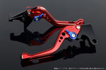 【エスエスケイ スピードラ】アジャストレバー 3Dショート レッド/ブルー ZOOMER-X PCX JF28/56 PCX150 KF12/18 HO0406301-BE