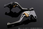 【エスエスケイ スピードラ】アジャストレバー 3Dショート チタン/ゴールド ZOOMER-X PCX JF28/56 PCX150 KF12/18 HO0406302-GD