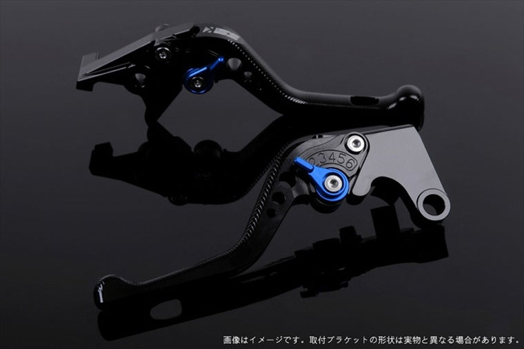 【エスエスケイ スピードラ】アジャストレバー 3Dショート グリーン/ブルー ZOOMER-X PCX JF28/56 PCX150 KF12/18 HO0406303-BE