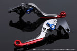 【エスエスケイ スピードラ】アジャストレバー 可倒延長式 チタン/ブルー/レッド ZX-6R 07-17 ZX-10R 06-15 KA0406028-BERD