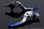 【エスエスケイ スピードラ】アジャストレバー 可倒延長式 チタン/チタン/ブルー ZX-6R 07-17 ZX-10R 06-15 KA0406028-TMBE