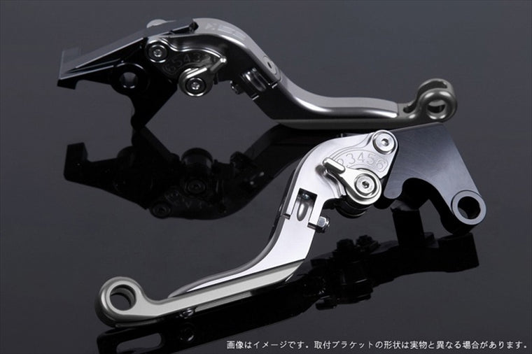 【エスエスケイ スピードラ】アジャストレバー 可倒延長式 チタン/シルバー/チタンTMAX500(SJ08J)08-11 TMAX530(SJ12J)12-16 YA0406056-SRTM