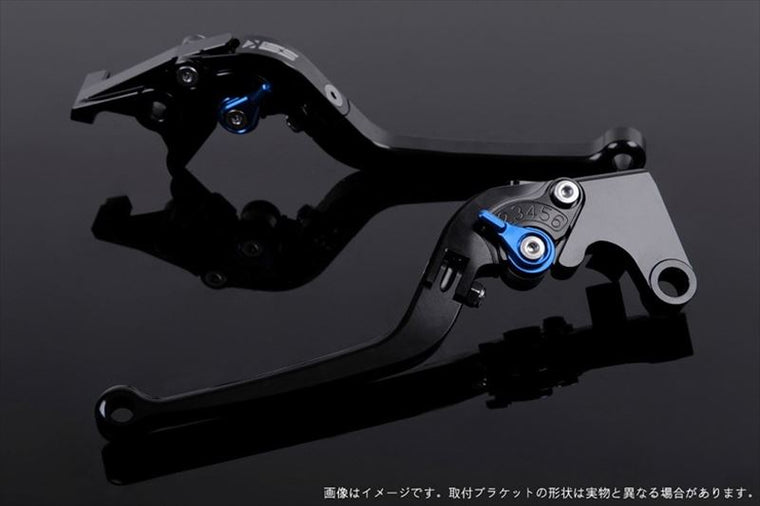 【エスエスケイ スピードラ】アジャストレバー スタンダード可倒式 ブラック/ブルー 1400GTR/CONCOURS14 07-16 ZZR1400 06-11 KA0400670-BE