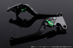 【エスエスケイ スピードラ】アジャストレバー スタンダード可倒式 ブラック/グリーン 1400GTR/CONCOURS14 07-16 ZZR1400 06-11 KA0400670-GN