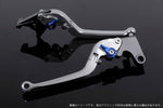 【エスエスケイ スピードラ】アジャストレバー スタンダード可倒式 シルバー/ブルー 1400GTR/CONCOURS14 07-16 ZZR1400 06-11 KA0400671-BE