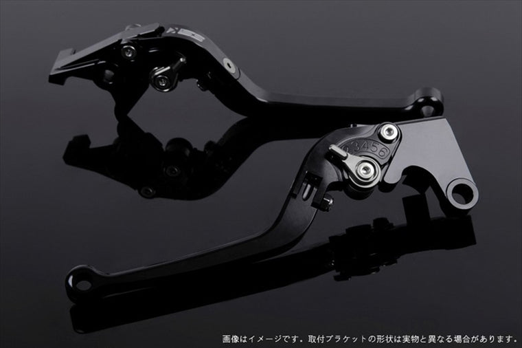 エスエスケイ スピードラ｜アジャストレバー スタンダード可倒式 ブラック/チタン ZRX400 ZEPH400 ZEP-χ｜KA0400682-TM