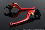 【エスエスケイ スピードラ】アジャストレバー スタンダード可倒式 レッド/ゴールド VFR750R RC30 RVF750 VFR800 RC46 02-13 HO0403037-GD