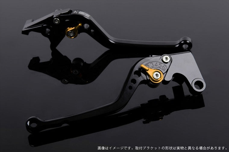 【エスエスケイ スピードラ】アジャストレバー スタンダード ロング  ブラック/ゴールド NINJA400R 11-13 NINJA400 14-17 KA0403598-GD