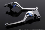 【エスエスケイ スピードラ】アジャストレバー スタンダード ロング  シルバー/ブルー NINJA400R 11-13 NINJA400 14-17 KA0403599-BE