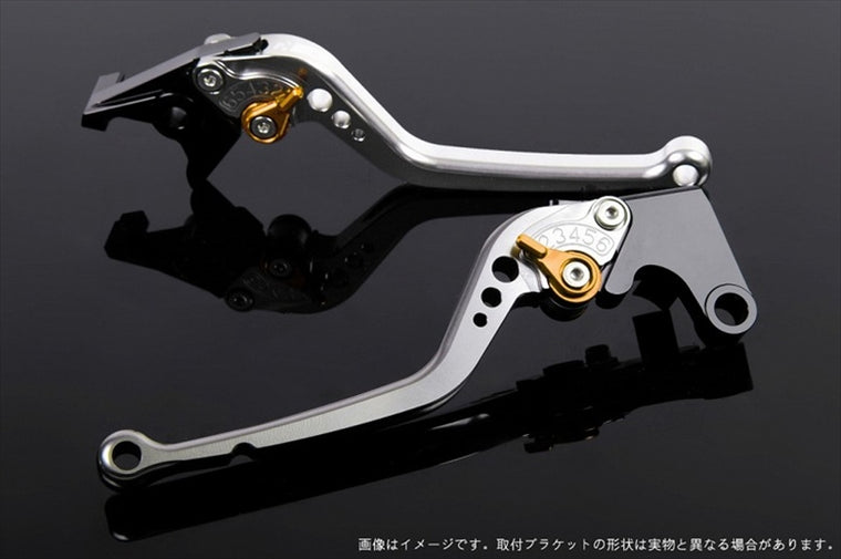 エスエスケイ スピードラ | SSKSPEEDRA アジャストレバー スタンダード ロング シルバー/ゴールド CBR600F PC41 11- CB600F PC41 07- | HO0403676-GD