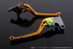 エスエスケイ スピードラ | SSKSPEEDRA アジャストレバー スタンダード ロング ゴールド/グリーン CBR600F PC41 11- CB600F PC41 07- | HO0403677-GN
