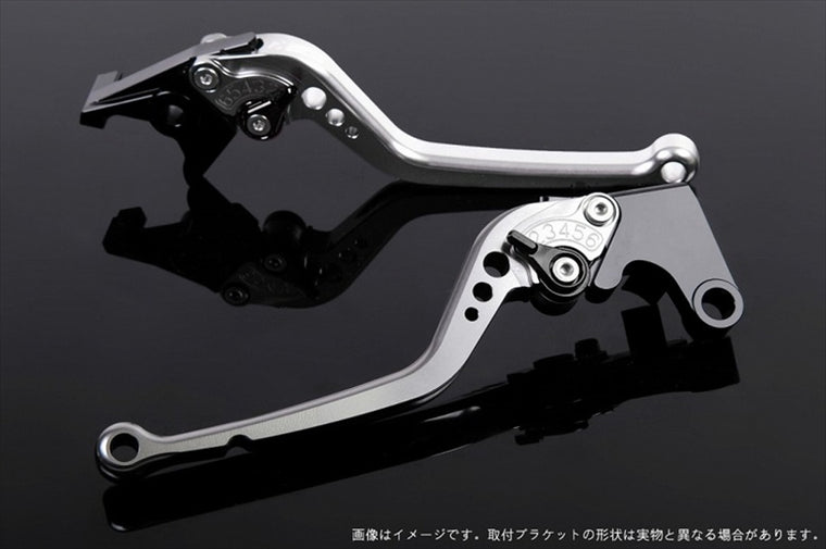 【エスエスケイ スピードラ】アジャストレバー スタンダード ロング  シルバー/ブラック VFR750R RC30 RVF750 VFR800 RC46 02-13 HO0403753-BK