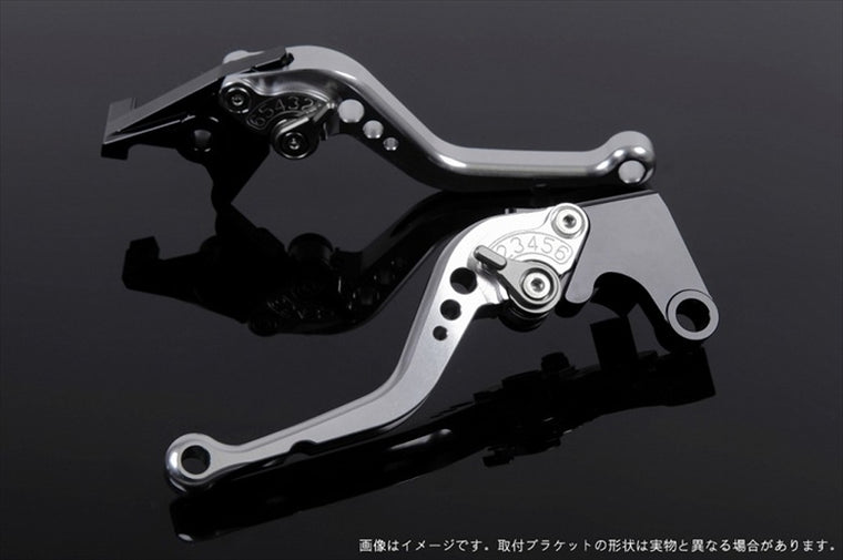 【エスエスケイ スピードラ】アジャストレバー スタンダード ショート  シルバー/チタン モンスター400 04-07/モンスター696 09-13/モンスター796 11-13 DU0403774-TM