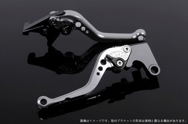 【エスエスケイ スピードラ】アジャストレバー スタンダード ショート  シルバー/ブラック Z1000 07-16 NINJA1000 11-16 KA0403809-BK