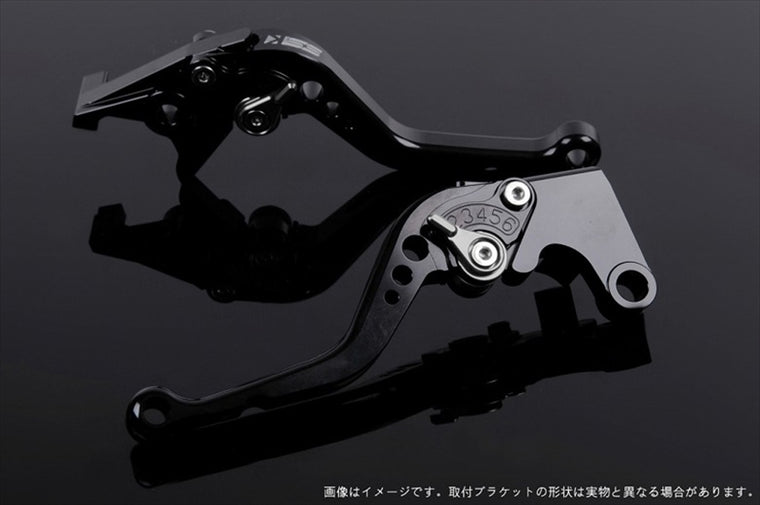 【エスエスケイ スピードラ】アジャストレバー スタンダード ショート ブラック/チタン NSR250 全年式 CB400SF NC31 HO0403934-TM
